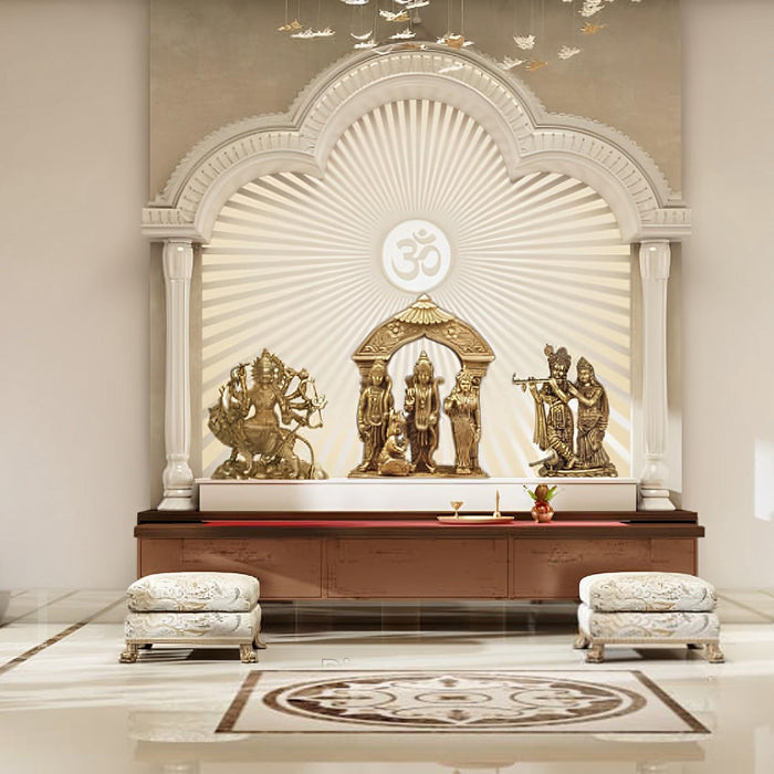 Minimalist Marvels: Small Space Marble Temples for Modern Homes