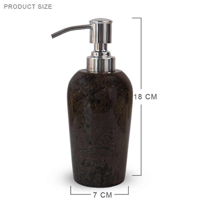 Marble Soap Dispenser (Brown) | Handicraft Bazaar