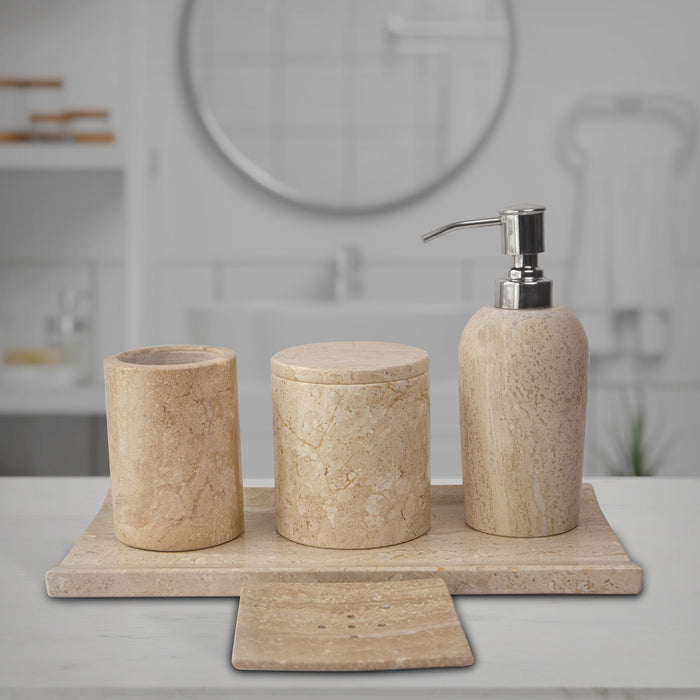 Marble Bathroom Set Dyna - Handicraft Bazaar