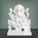 White Marble Ganesh Murti