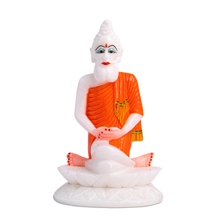 Loknath Baba, White Marble Statue - Handicraft Bazaar