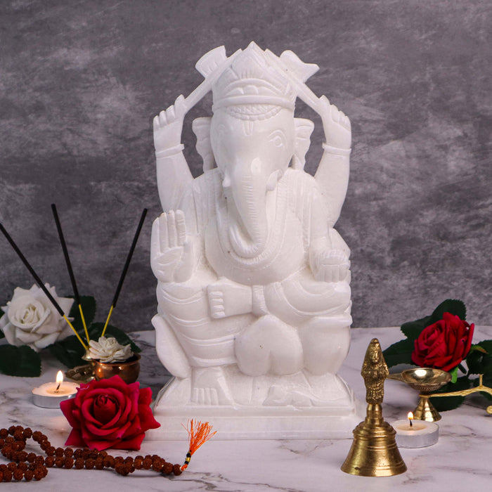 Marble Ganesha Murti a great gifting option for various occasions.