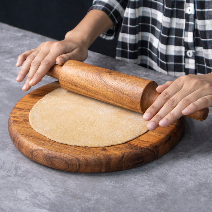 Wooden Chakla with Belan - Handicraft Bazaar