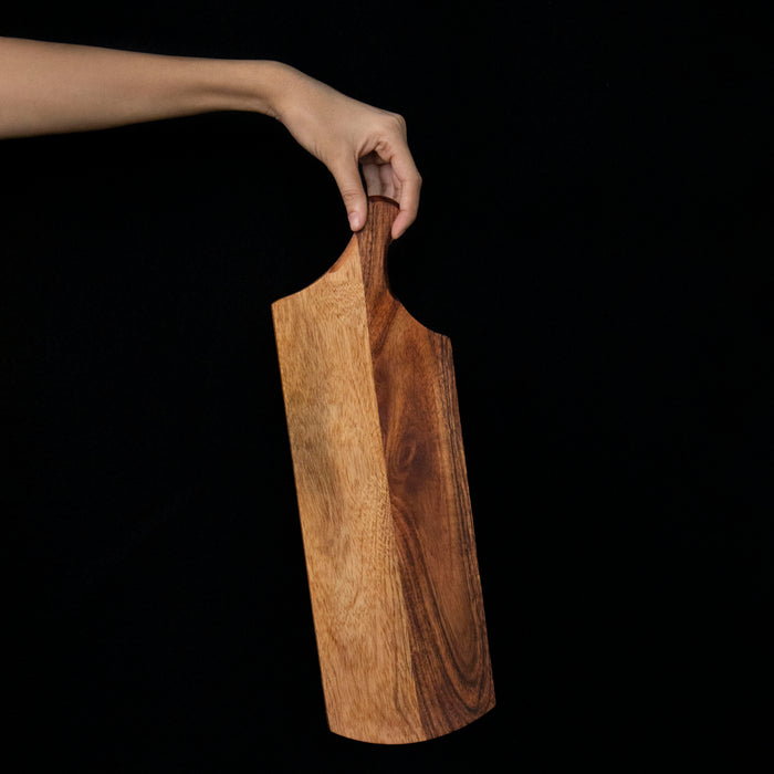 Wooden Platter With Handle