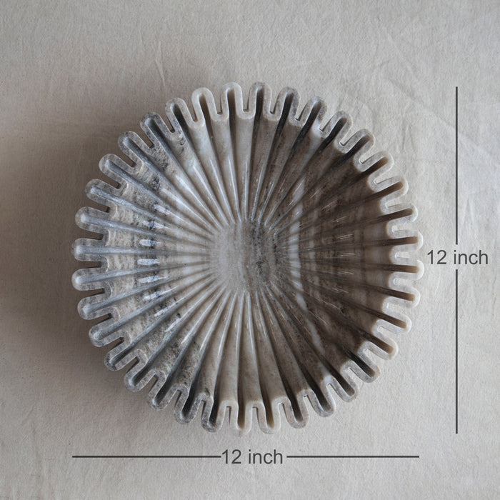 Marble Urli- Scalloped