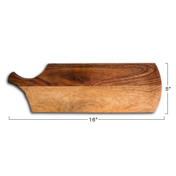 Wooden Platter With Handle