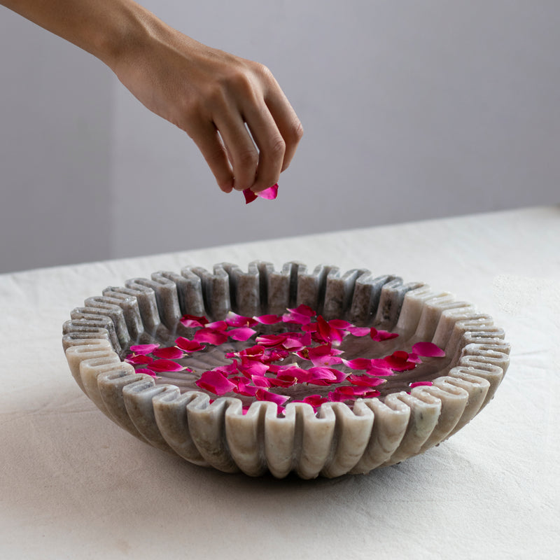 Marble Urli- Scalloped