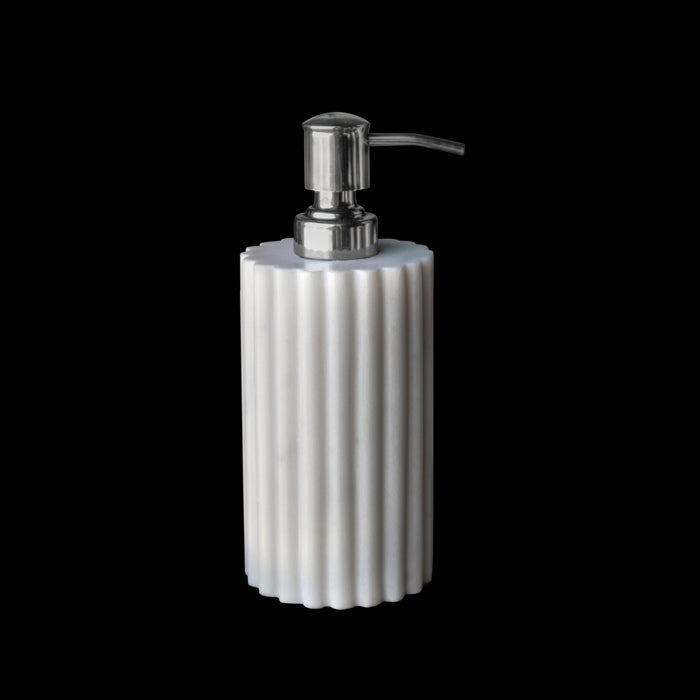 Marble Bathroom Set (Fluted) - Handicraft Bazaar
