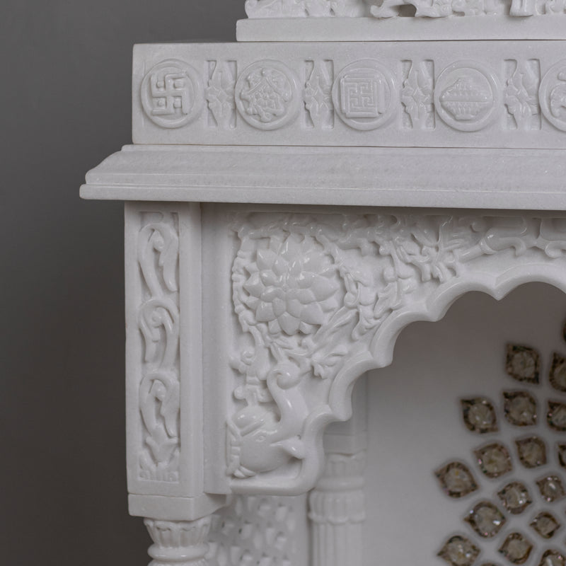 Marble Temple Golden Chakra - Handicraft Bazaar