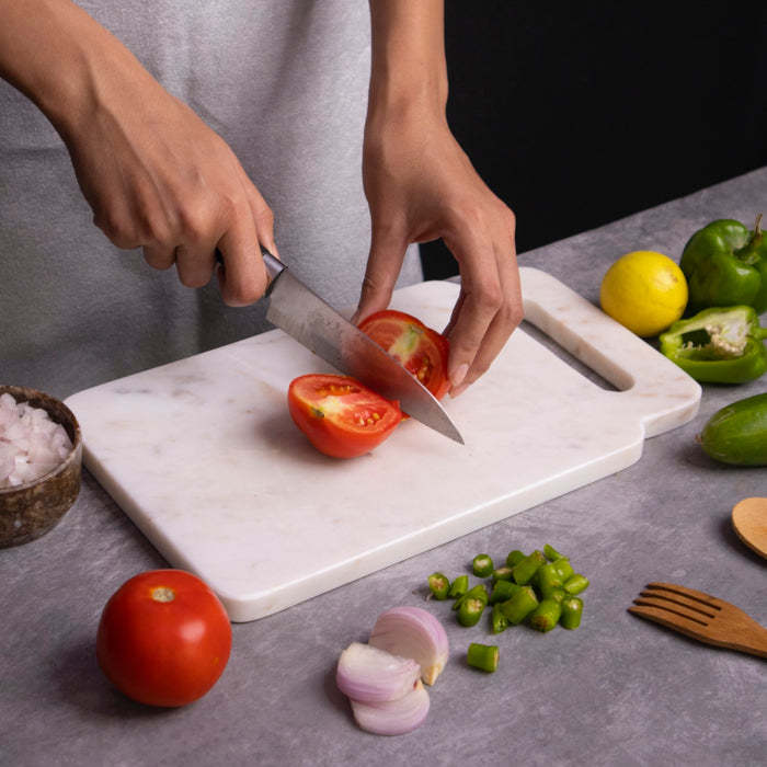 Marble Chopping Board, 12 Inches - Handicraft Bazaar