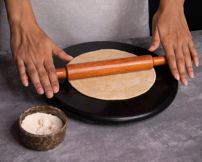 Black Marble Roti Maker (Chakla) - Handicraft Bazaar