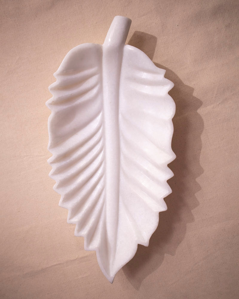 Marble Urli (Leaf) - Handicraft Bazaar