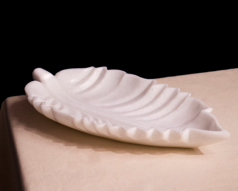 Marble Urli (Leaf) - Handicraft Bazaar