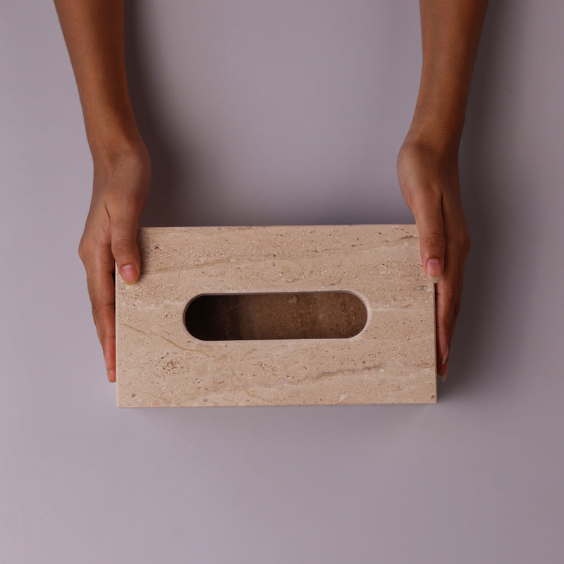 Marble Tissue Box (Dyna) - Handicraft Bazaar
