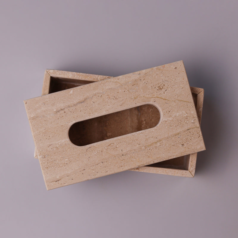 Marble Tissue Box (Dyna) - Handicraft Bazaar