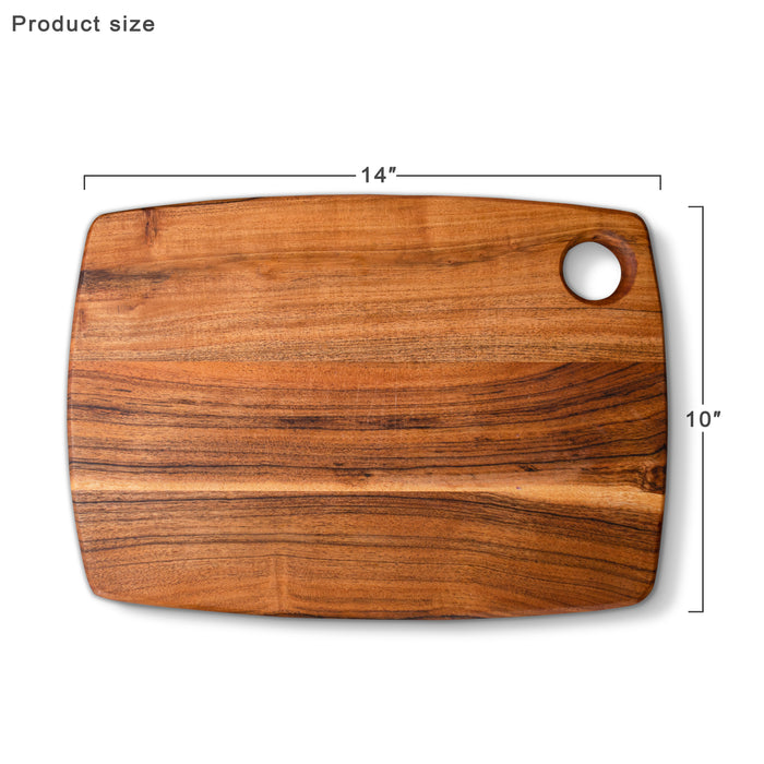 Wooden Chopping Board Curved - Handicraft Bazaar