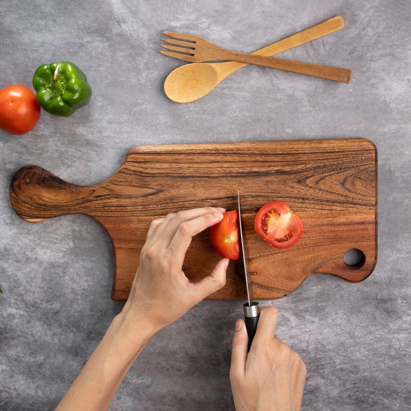 Wooden Chopping Board Curved - Handicraft Bazaar