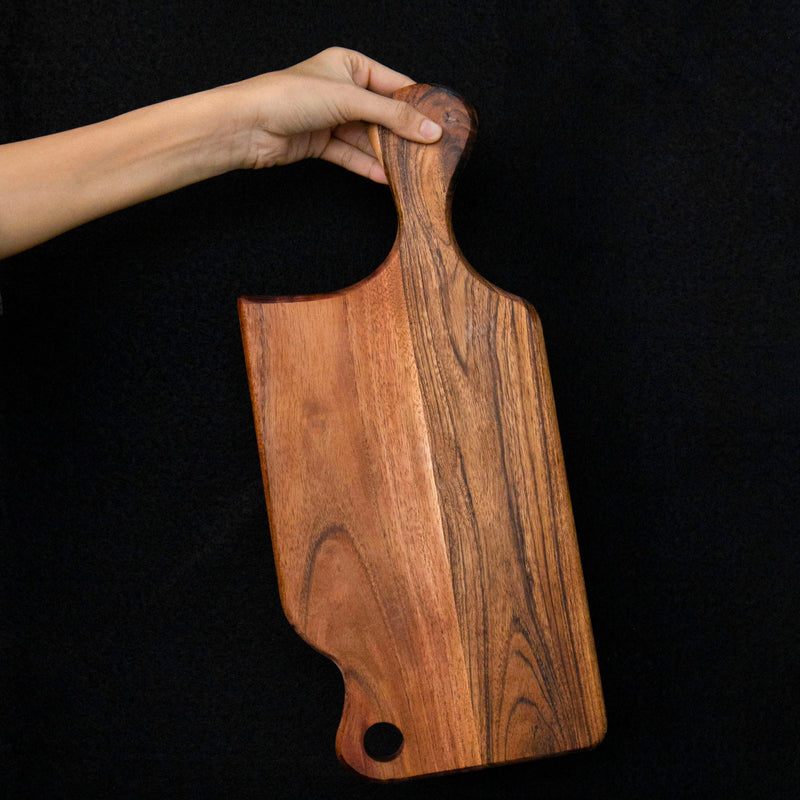 Wooden Chopping Board Curved - Handicraft Bazaar