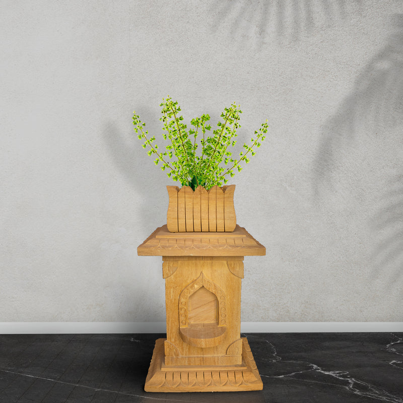 Sandstone Tulsi Pot  | Handicraft Bazaar