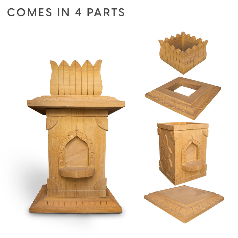 Sandstone Tulsi Pot  | Handicraft Bazaar