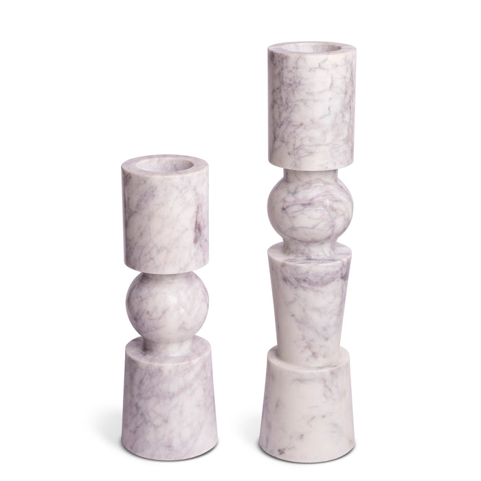 Marble Candle Holder Modern (Wonder White) | Handicraft Bazaar