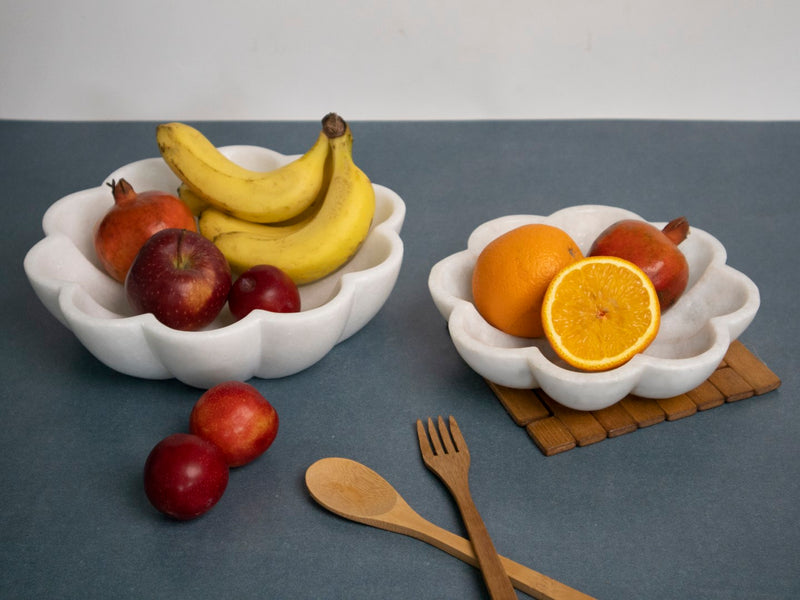Marble Fruit Bowl  | Handicraft Bazaar