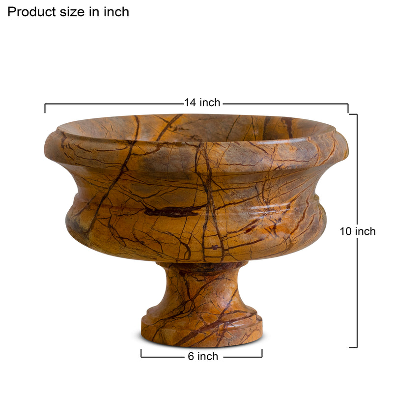 Marble Fruit Bowl Bidasar - Handicraft Bazaar