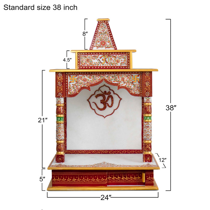 Marble Temple for Home Medium - Handicraft Bazaar