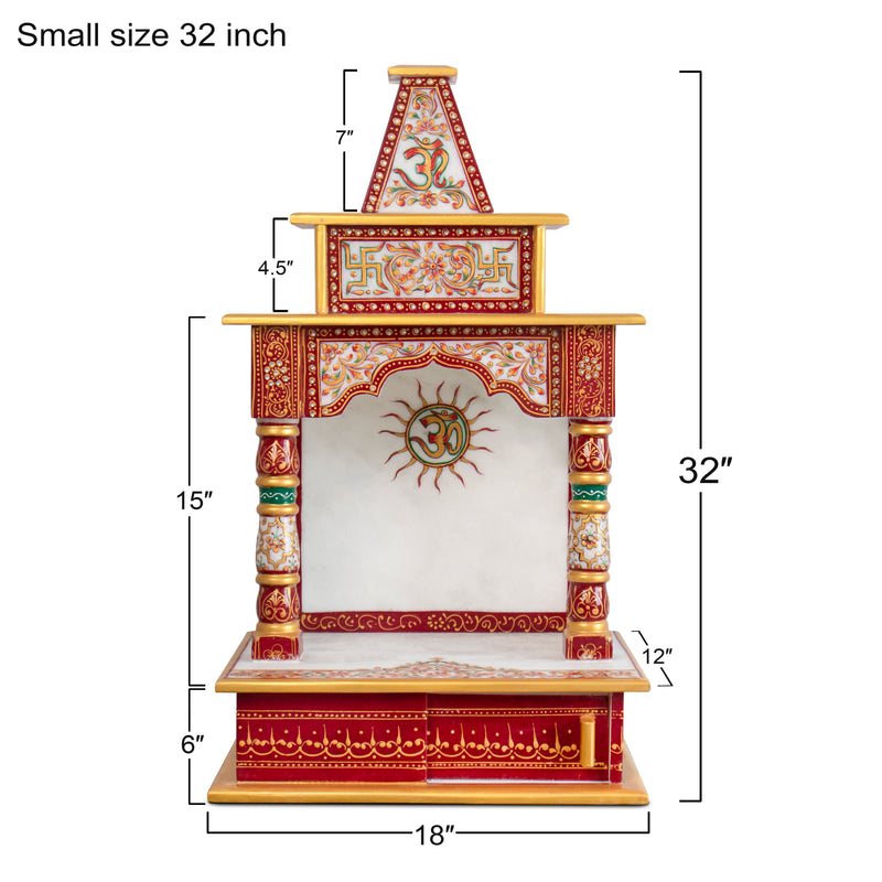 Marble Temple for Home Small - Handicraft Bazaar