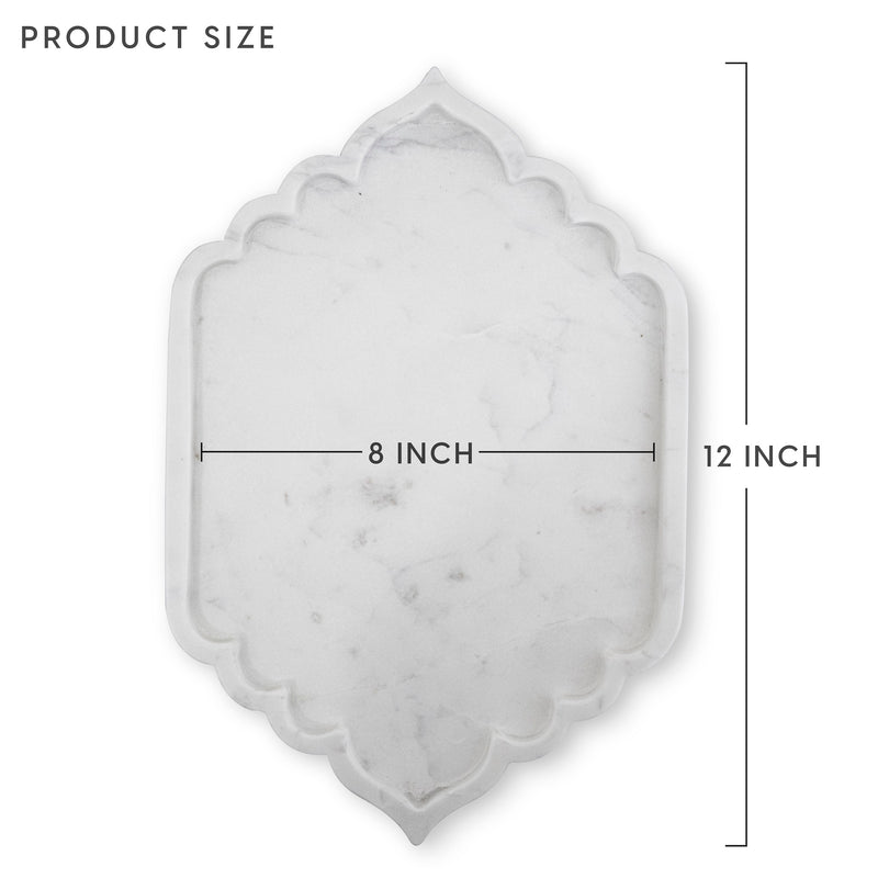 Designer Marble Tray | Handicraft Bazaar
