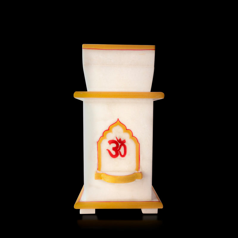 Marble Tulsi Pot ( Small) - Handicraft Bazaar