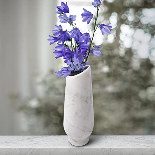 Marble Flower Vase, Banswara - Handicraft Bazaar