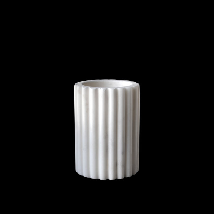 Marble Bathroom Set (Fluted) - Handicraft Bazaar