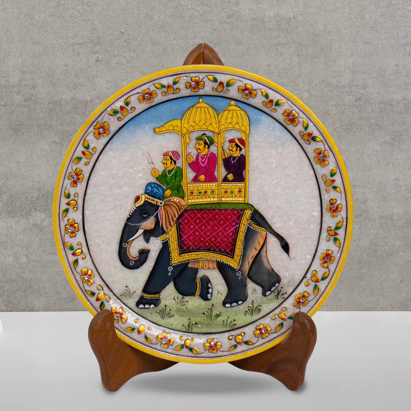 marble decorative plates