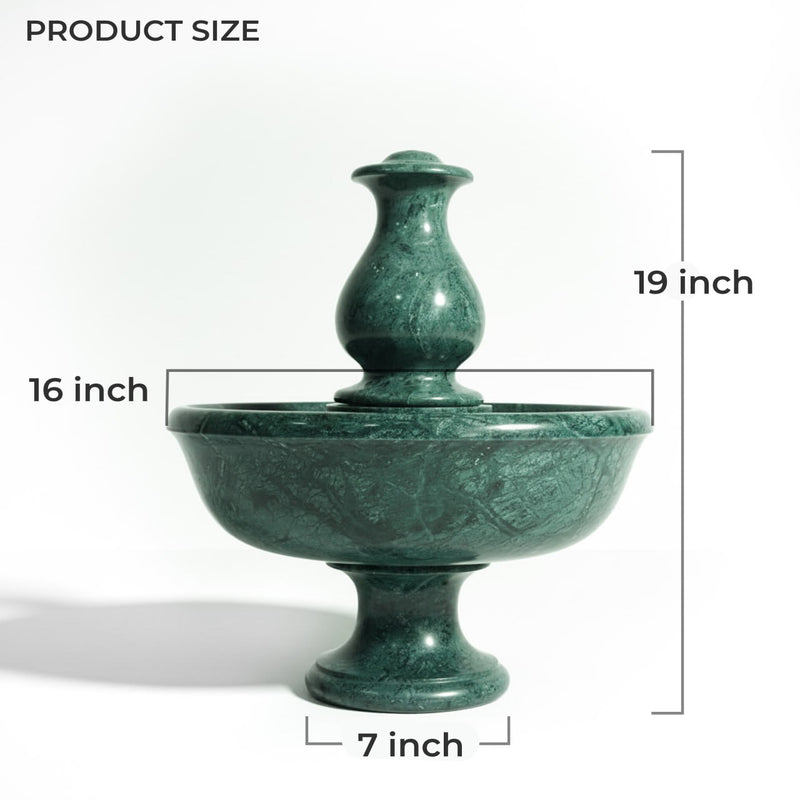 Marble Fountain Green(Small) - Handicraft Bazaar