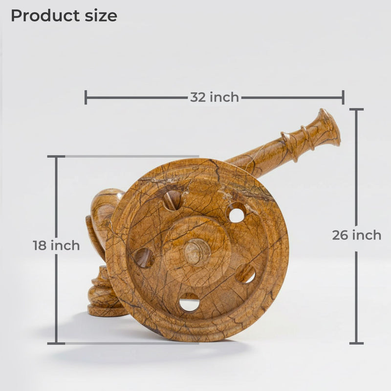Marble Cannon Rainforest Brown - Handicraft Bazaar