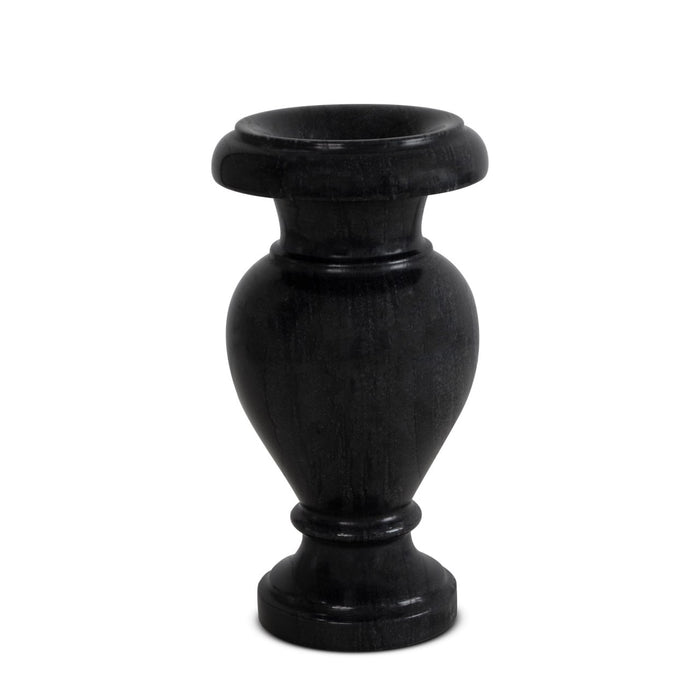 Marble Flower Vase - Black