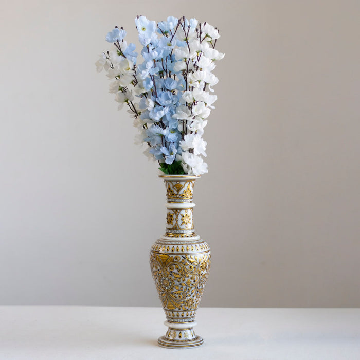 Marble Handpainted Flower Vase