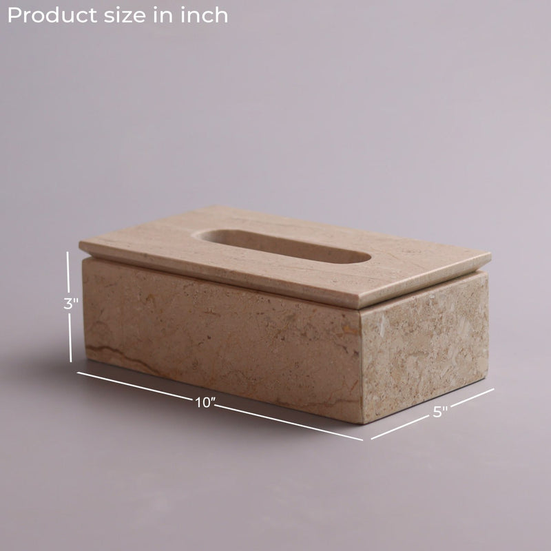 Marble Tissue Box (Dyna) - Handicraft Bazaar