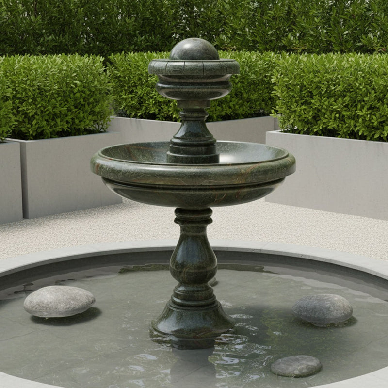 Marble Fountain Rainforest Green - Handicraft Bazaar