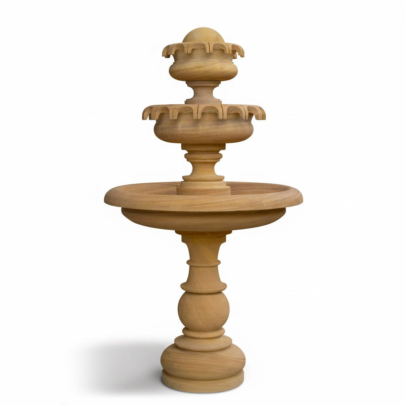 Sandstone Fountain (3-Tier) - Handicraft Bazaar