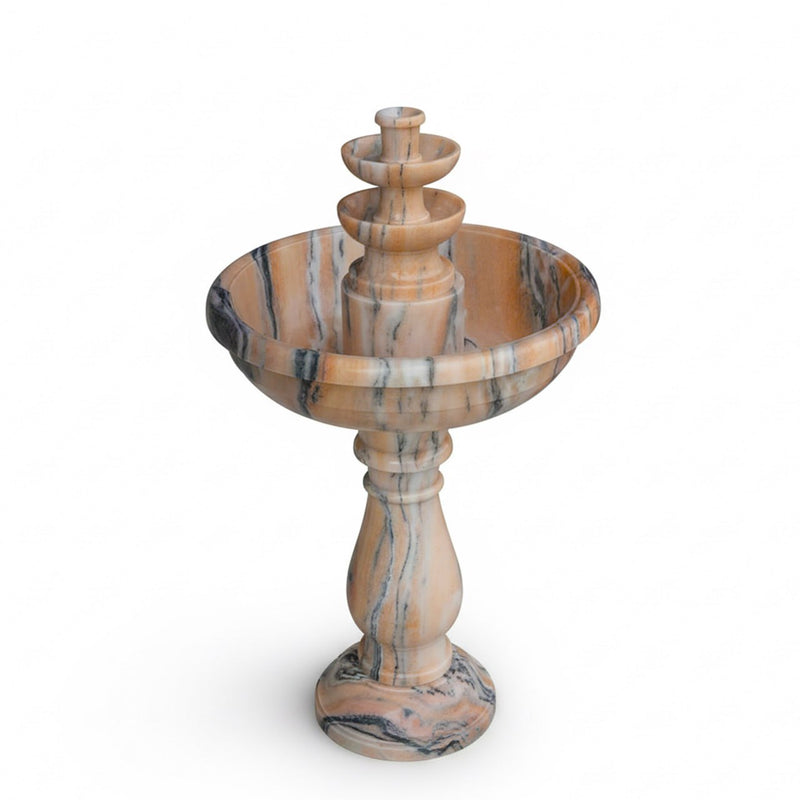 Marble Fountain Makrana Pink - Handicraft Bazaar
