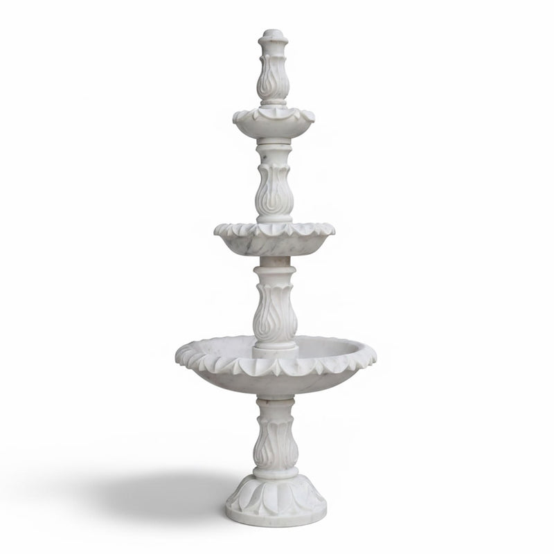 Marble Fountain Banswara (3-Tier) - Handicraft Bazaar