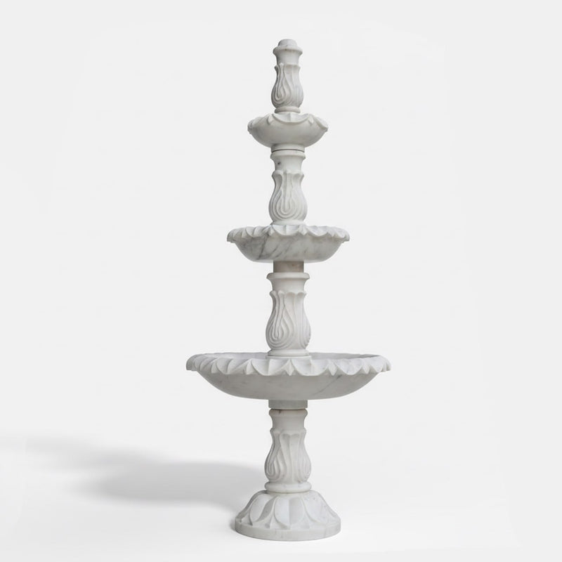 Marble Fountain Banswara (3-Tier) - Handicraft Bazaar