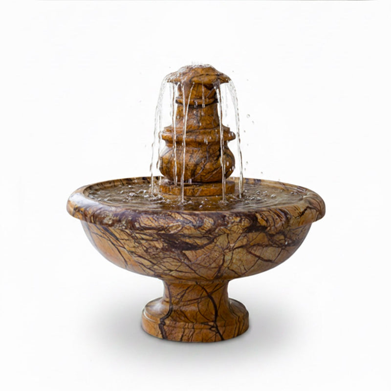 Marble Fountain Rainforest Brown(Small) - Handicraft Bazaar