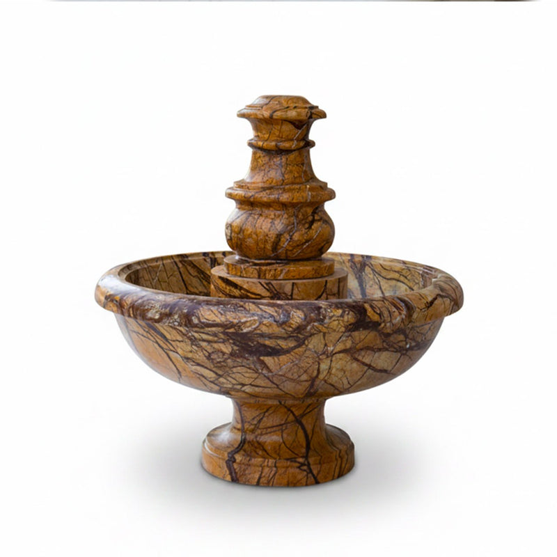 Marble Fountain Rainforest Brown(Small) - Handicraft Bazaar
