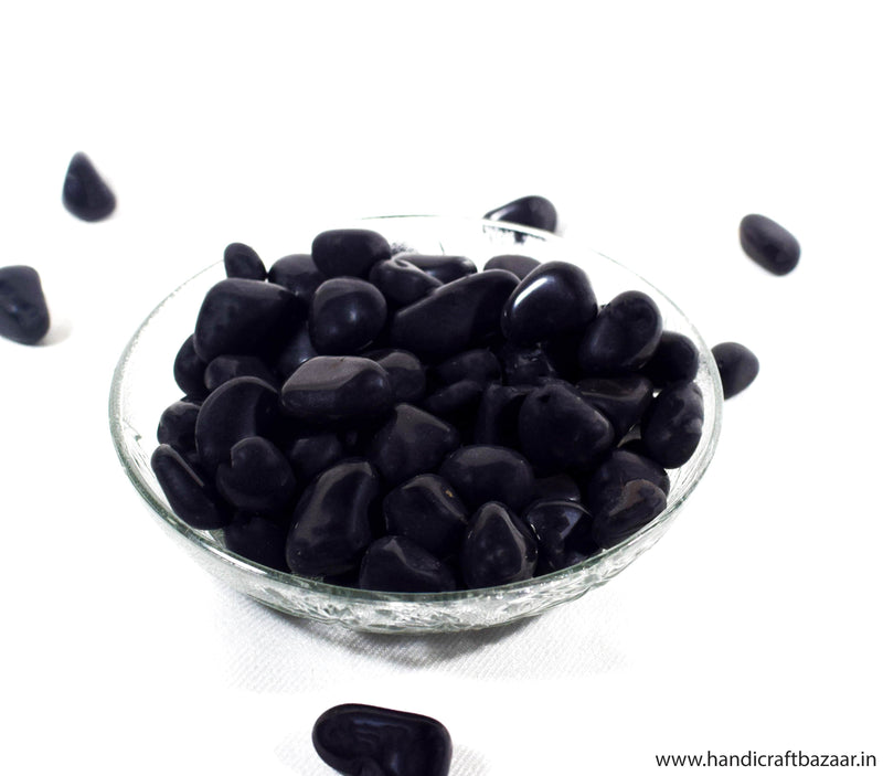 Black Quartz Pebbles