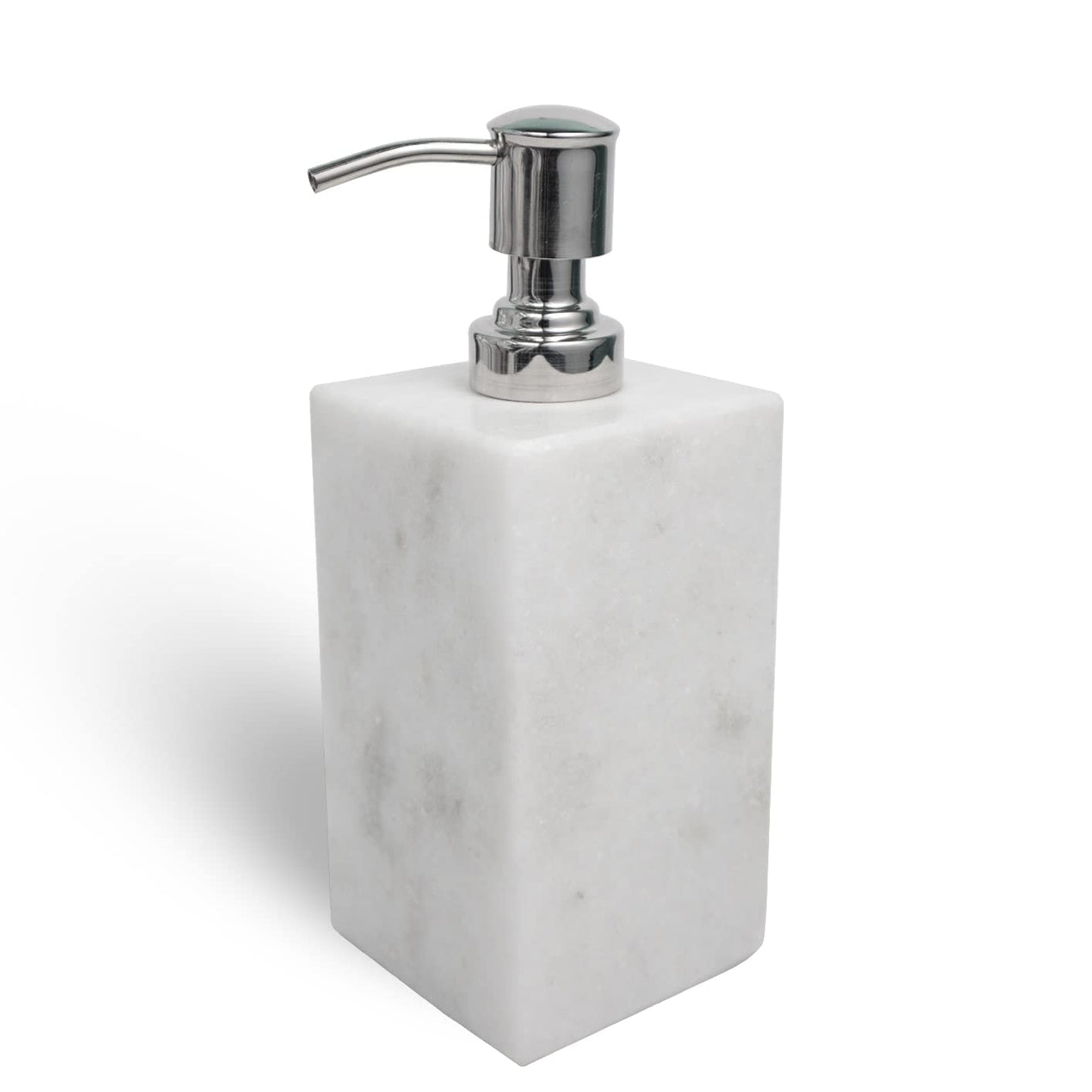 Marble Soap Lotion Dispenser (White) Handicraft Bazaar