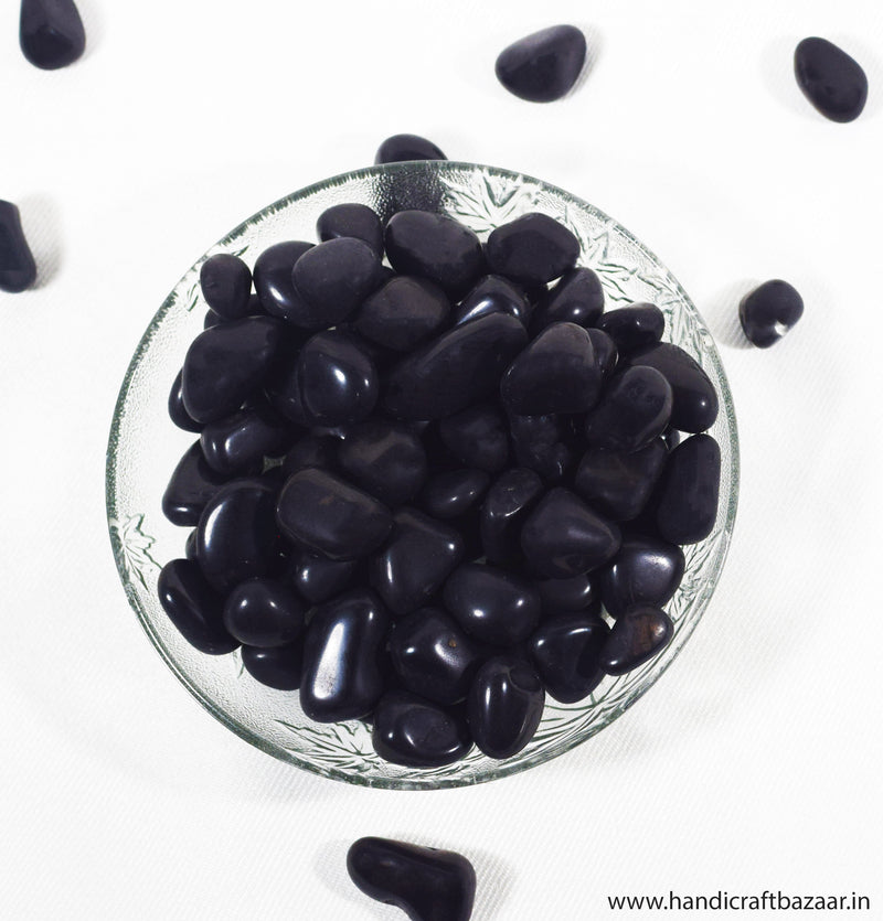 Black Quartz Pebbles