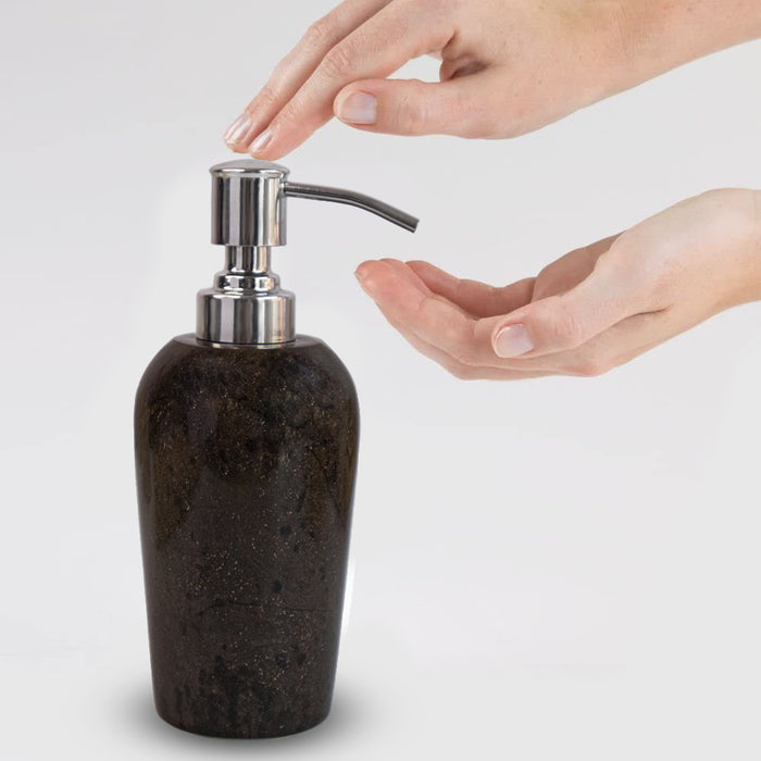 Marble Soap Dispenser (Brown) | Handicraft Bazaar